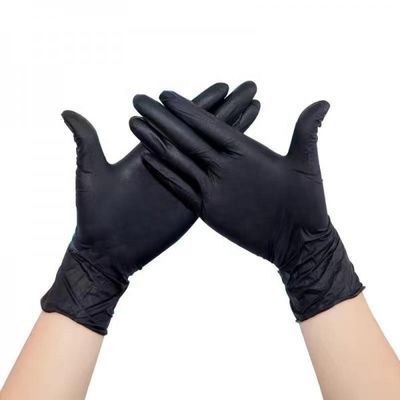 MSDS TDSの黒色火薬の検査の指先のための自由なニトリルの手袋は織った