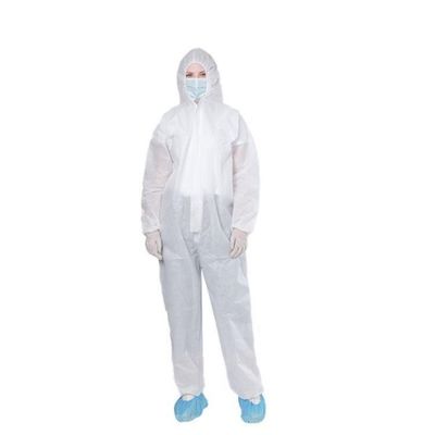 フィート カバーのないNonwoven S-4XLの使い捨て可能な保護つなぎ服のボイラー スーツ