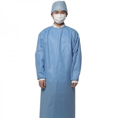 S-XXL SMSの外科分離は使い捨て可能な作動のガウンにガウンを着せる