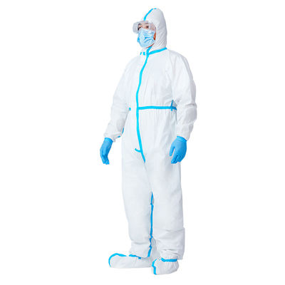 帯電防止使い捨て可能な保護つなぎ服S-4XL