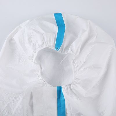 Nonwoven PPEの化学使い捨て可能な保護つなぎ服M L XL 2XL 3XL 4XL