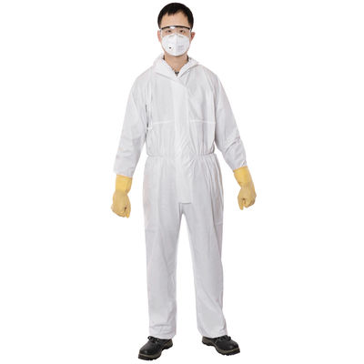 個人的な安全はウイルスSFの使い捨て可能な医学のつなぎ服の塵の証拠を防ぐ
