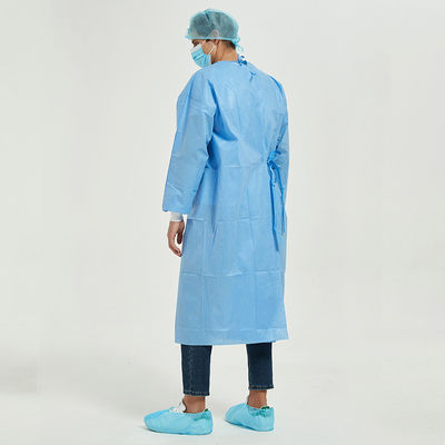 編まれる非医学は使い捨て可能な分離のガウンが1つを水平にする35g PEを平手打ちする