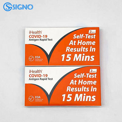 IHealthは19の急速な自己診断の鼻の綿棒のFDAのキットを自宅で取り除く