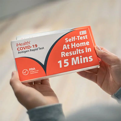 IHealthは19の急速な自己診断の鼻の綿棒のFDAのキットを自宅で取り除く