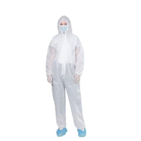 フィート カバーのないNonwoven S-4XLの使い捨て可能な保護つなぎ服のボイラー スーツ