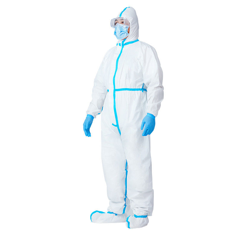 帯電防止使い捨て可能な保護つなぎ服S-4XL