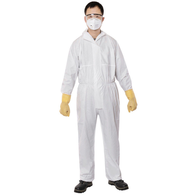 個人的な安全はウイルスSFの使い捨て可能な医学のつなぎ服の塵の証拠を防ぐ